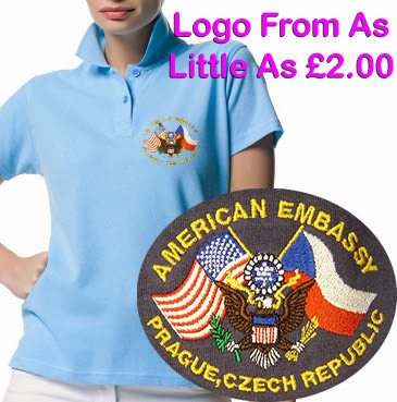 embroidered womens pique shirts